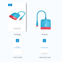 Hagibis przenośny przełącznik stacja dokująca dla Nintendo przełącznik adapter TV stacja dokująca do akcesoria stacja do ładowania dla przełącznik NS hosta 5